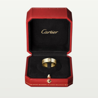 Cartier 卡地亚 love系列 B4032400 中性简约18K黄金钻石戒指