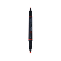 Tombow 蜻蜓 WA-TC 双头荧光笔 红色 单支装