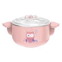 gb 好孩子 儿童猫头鹰注水保温碗