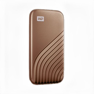 Western Digital 西部数据 My Passport随行SSD系列 USB 3.2 移动固态硬盘 Type-C 2TB 繁星金 WDBAGF0020BGD