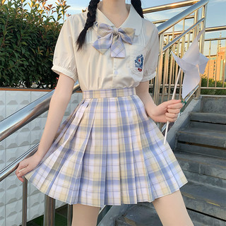 啦啦酱 白雪皇后 JK制服 西式制服 女士短袖衬衫 JK075