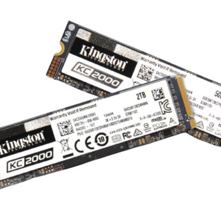 Kingston 金士顿 KC2000 NvMe M.2 固态硬盘 500GB（PCI-E3.0）