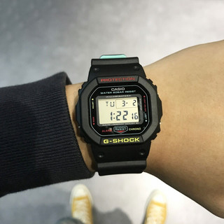 CASIO 卡西欧 G-SHOCK系列 42.8毫米石英腕表 DW-5600CMB-1