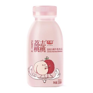 Bright 光明 荔志桃桃 牛乳饮品 荔枝白桃味 250ml*4瓶