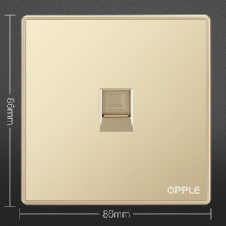OPPLE 欧普照明 K05系列 电脑插座 金色