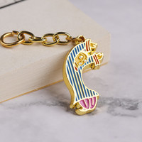 馆藏DIY彩色趣味挂饰 文创钥匙扣