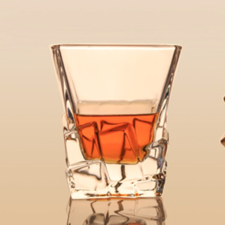 极礼 30 威士忌酒杯+冰酒石 300ml*2+4颗 无色透明