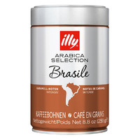 illy 意利 阿拉比加精选咖啡豆黑咖啡（巴西）250g