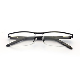 汉HAN半框眼镜架男近视镜女平光眼镜框光学配镜时尚商务眼镜框