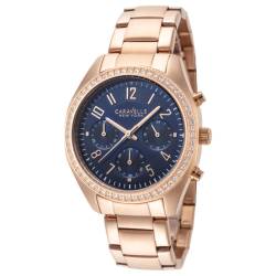 caravelle 卡拉维里 by bulova 女士石英腕表 44l196