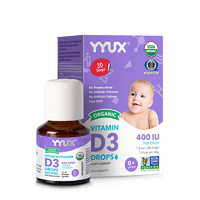 YYUX 加拿大YYUX 婴幼儿维生素d3滴剂新生儿宝宝补钙400IU 30滴维生素