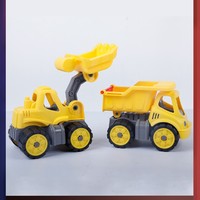 德国simba玩具车男孩儿童小汽车工程车套装挖掘机挖土翻斗车模（大型环保垃圾车203809000）