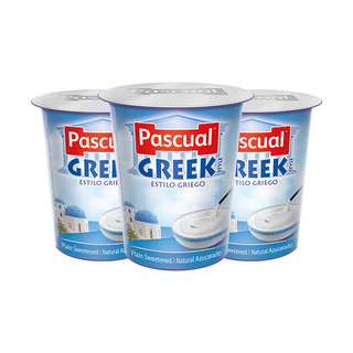 帕斯卡西班牙进口酸奶全脂果粒酸奶原味整箱希腊酸奶125g*16杯（【礼盒款】全脂希腊原味16杯）