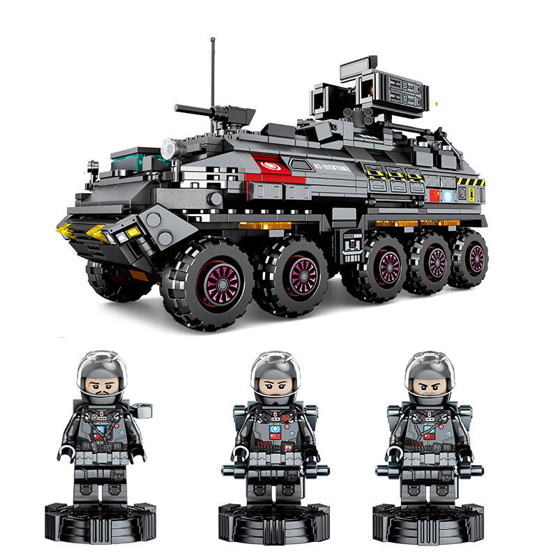 sembo block 森宝积木 流浪地球系列 107005 cn171运兵车 中号