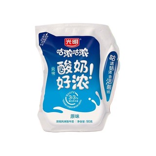 Bright 光明 咕浓咕浓  酸奶好浓 浓缩风味酸牛奶 原味 180ml*16袋