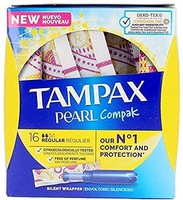 Tampax Pearl Compak 普通卫生棉条 128 支装