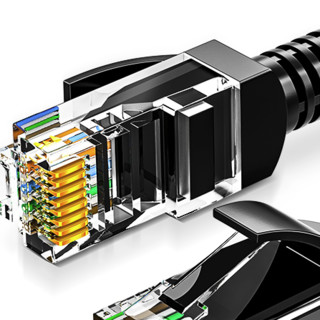 SAMZHE 山泽 超五类CAT5E 百兆网线 0.5m 黑色