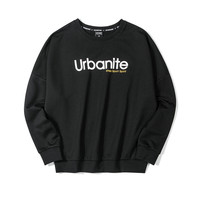 XTEP 特步 女子运动卫衣 880128050164 黑色 M