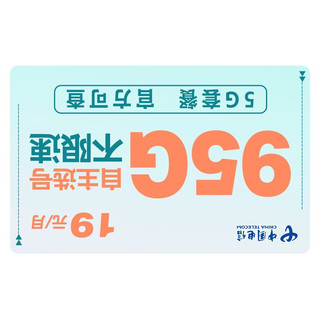 CHINA TELECOM 中国电信 5G超越卡 19/月