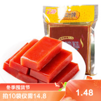 Hongyepai 红叶牌 山楂糕50g/袋 蜜饯小零食 儿童休闲果脯干片卷条