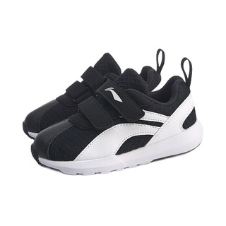 LI-NING 李宁 YKAP148-17 儿童休闲运动鞋 标准黑/标准白 27码