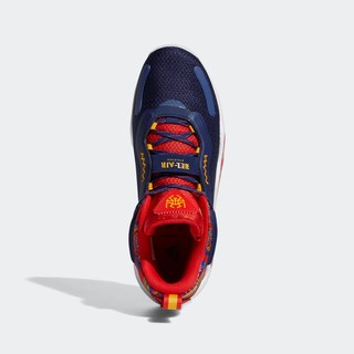 adidas 阿迪达斯 D.O.N. Issue 3 GCA 男子篮球鞋 GV7273 深蓝/红/黄 42