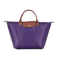 LONGCHAMP 珑骧 Le Pliage系列 女士尼龙饺子包 1623 089 紫色 中号