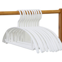 JILIDA 吉利达 素色宽肩衣架 20只 白色