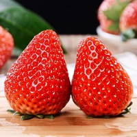 PLUS会员：亿果争鲜 丹东草莓 中果 净重3斤