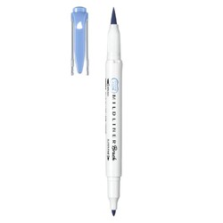 ZEBRA 斑马牌 Brush柔和色系列 WFT8 双头荧光笔 1支装 多款可选