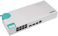 QNAP 威联通 QSW-308-1C 10GbE 带有3端口10G SF和8端口千兆的非管理型交换机