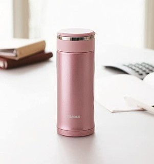 Prime会员：ZOJIRUSHI 象印 SM-JE36 不锈钢保温杯 360ml 桃粉色