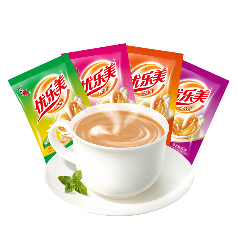 u.loveit 优乐美 奶茶饮料组合装 3口味 22g*30袋（原味22g*10袋+香芋味22g*10袋+草莓味22g*10袋）