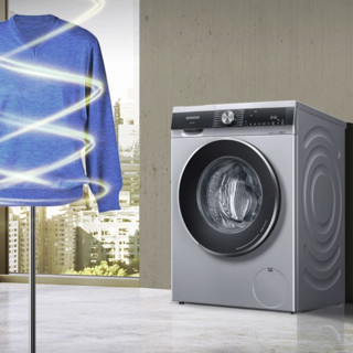 SIEMENS 西门子 悠享系列 XQG100-WJ45UM080W 冷凝式洗烘一体机 10kg 银色