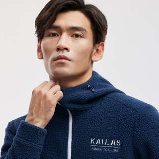 KAILAS 凯乐石 男子抓绒衣 KG2132521 黛蓝 M