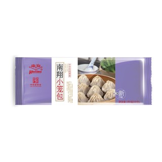 南翔 猪肉小笼包180g*5袋 早茶点心 速冻早餐食品包子面点冷冻面食方便速食