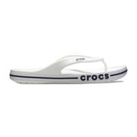 crocs 卡骆驰 男女款人字拖 205393-126 白/深蓝 40