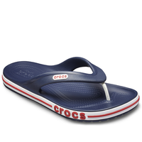 crocs 卡骆驰 男女款人字拖 205393-4CC 深蓝/辣椒红 40