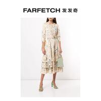 LUISA BECCARIA女士花卉印花荷叶边连衣裙FARFETCH发发奇