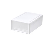 BELO 百露 收纳柜(一层、5L*4、灰白)