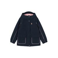 Hush Puppies 暇步士 HPPQGD26CC652 女童薄风衣 藏蓝 130cm