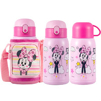Disney 迪士尼 HM8094N 儿童保温杯+吸管盖+直饮盖 550ml 粉色米妮