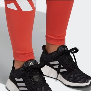 adidas 阿迪达斯 女子紧身裤 GL0687 亮粉红荧光/黑色/白 M
