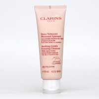 CLARINS 娇韵诗 温和泡沫洁面乳  舒缓保湿 卸妆深层清洁水润不紧绷 乳木果洗面奶（干性敏感肌）125ml