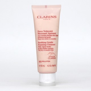 CLARINS 娇韵诗 温和泡沫洁面乳  舒缓保湿 卸妆深层清洁水润不紧绷 乳木果洗面奶（干性敏感肌）125ml