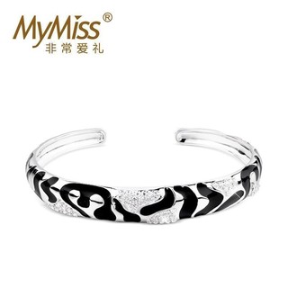 MyMiss 非常爱礼 925银 斑马纹手镯 MB-0077