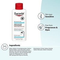 Eucerin 优色林 身体和面部高级清洁洁面乳-无香料肥皂，适合干燥，敏感的皮肤500毫升