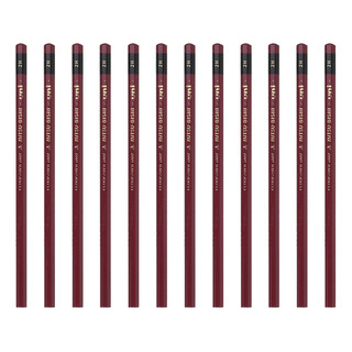 uni 三菱铅笔 1887 六角杆铅笔 2H 12支装