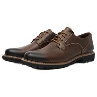 Clarks 其乐 Batcombe Lord贝特系列 男士德比鞋 261275 棕褐色 42.5