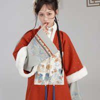 七月夕 穗岁 明制补袍 国风大典走秀款 保暖呢料 日常改良汉服 21TB10SS